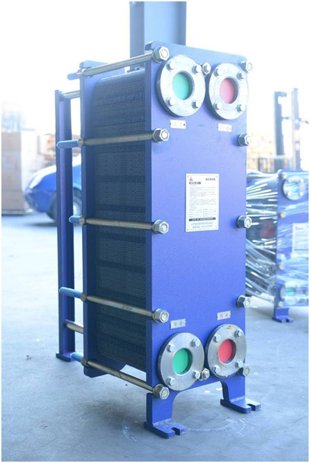 plate heat exchanger in hot water unit