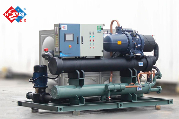 Hstars screw chiller with water tank